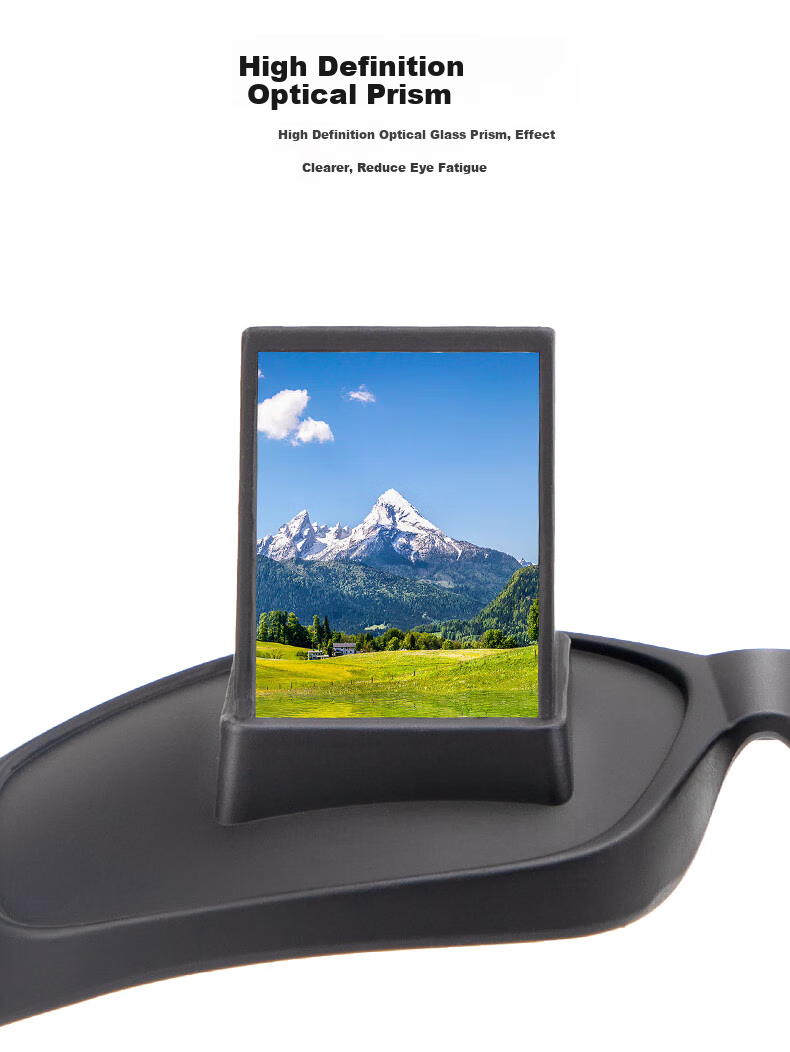 DRATRA Lazy Glasses Multifunctional Reclining Reading And TV Viewing Reflector Mirror Ultra-Light Flat Lying Watch Shows Gadget 4