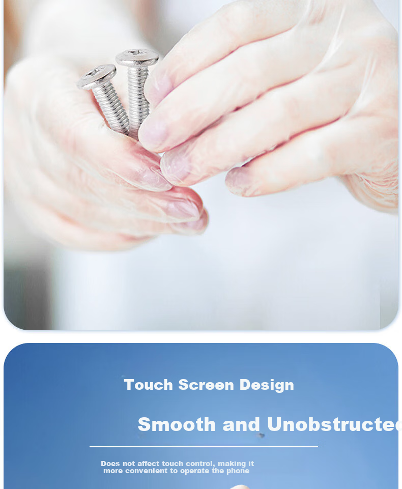 INTCO Disposable PVC Gloves, Household Cleaning Dishwashing Gloves, Thickened And Durable, 50 Pieces/box, XL Size 5