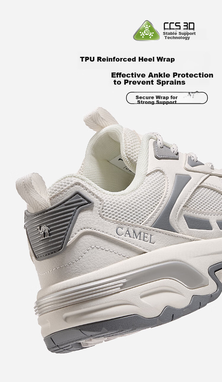 CAMEL Outdoor Hiking Shoes Unisex Non-Slip Breathable Sports Casual Footwear 7050 Size 38 13