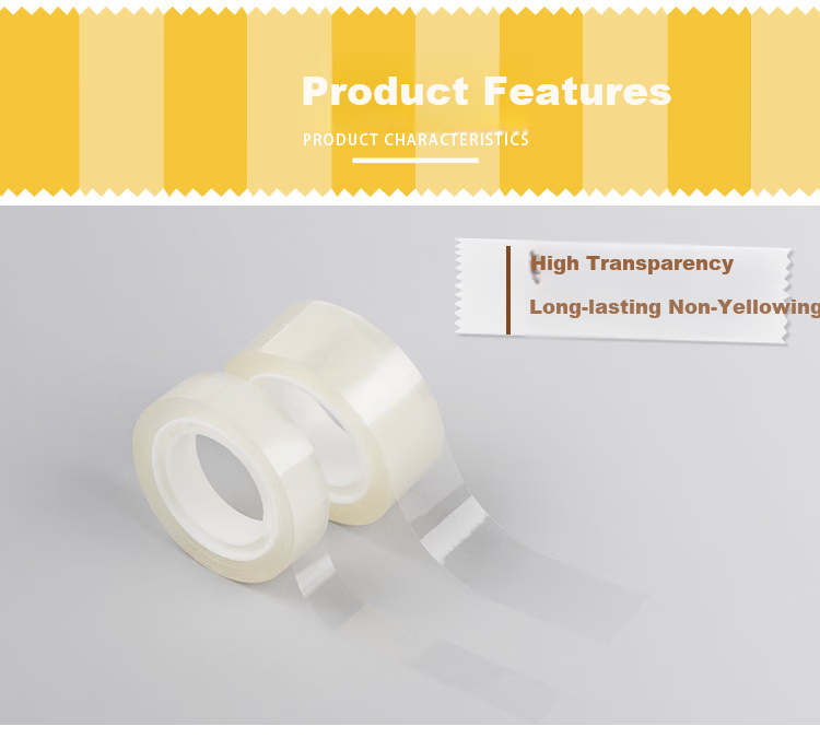 3M Scotch Tape, High-Efficiency Strong Transparent Tape, 500-QS, 18mm×15m, 8 Rolls 8