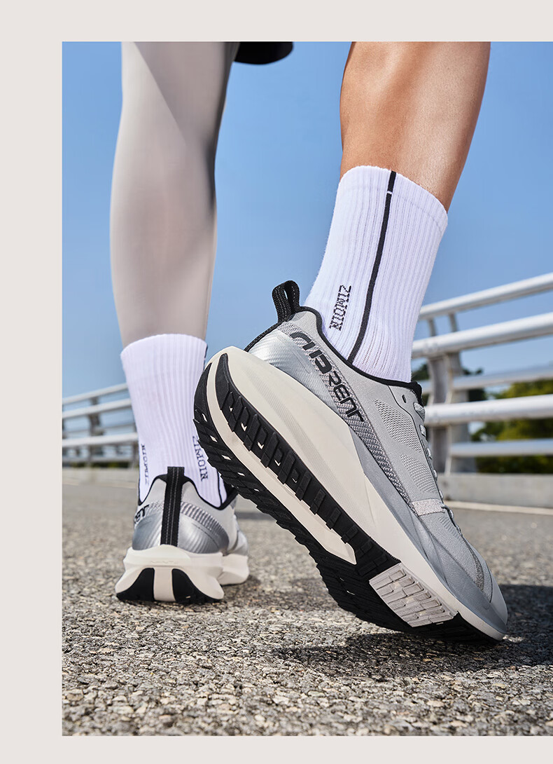 ERKE Running Shoes, Men's Sneakers, Soft Cushioning, Shock-Absorbing, Men's Style Running Shoes, Non-Slip, Wear-Resistant, for Running 11
