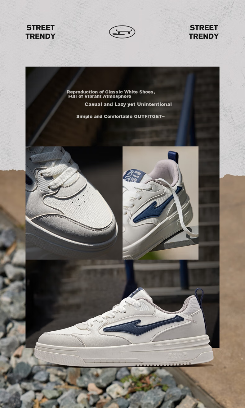 ERKE Men's Sneakers, Summer New Style Breathable Versatile Casual Shoes Sports Shoes | Feiteng 2 2