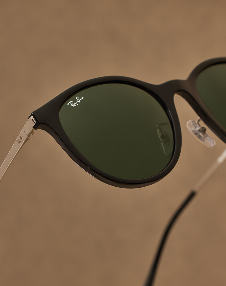 RayBan Square Sunglasses for Men And Women, Fashionable Gradient Sunglasses 0RB4334D 1