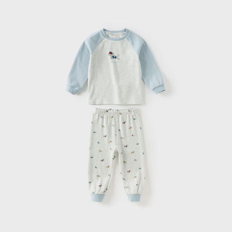 Комплект из двух предметов DAVE & BELLA для мальчика, антибактериальный, осенний, с принтом, для дома