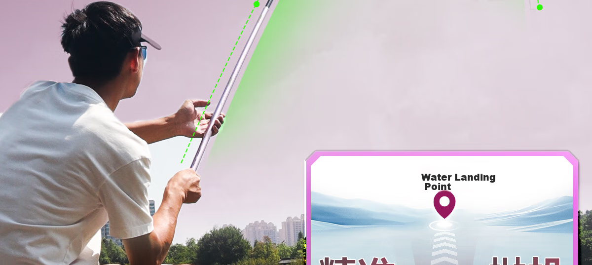 Chuanze Mange Heavy-Duty Fishing Rod, Handheld Rod, Top Ten Brands, Light And Hard Giant Fish Rod, Grass Carp And Bighead Carp Rod, 5.4 Meters 20