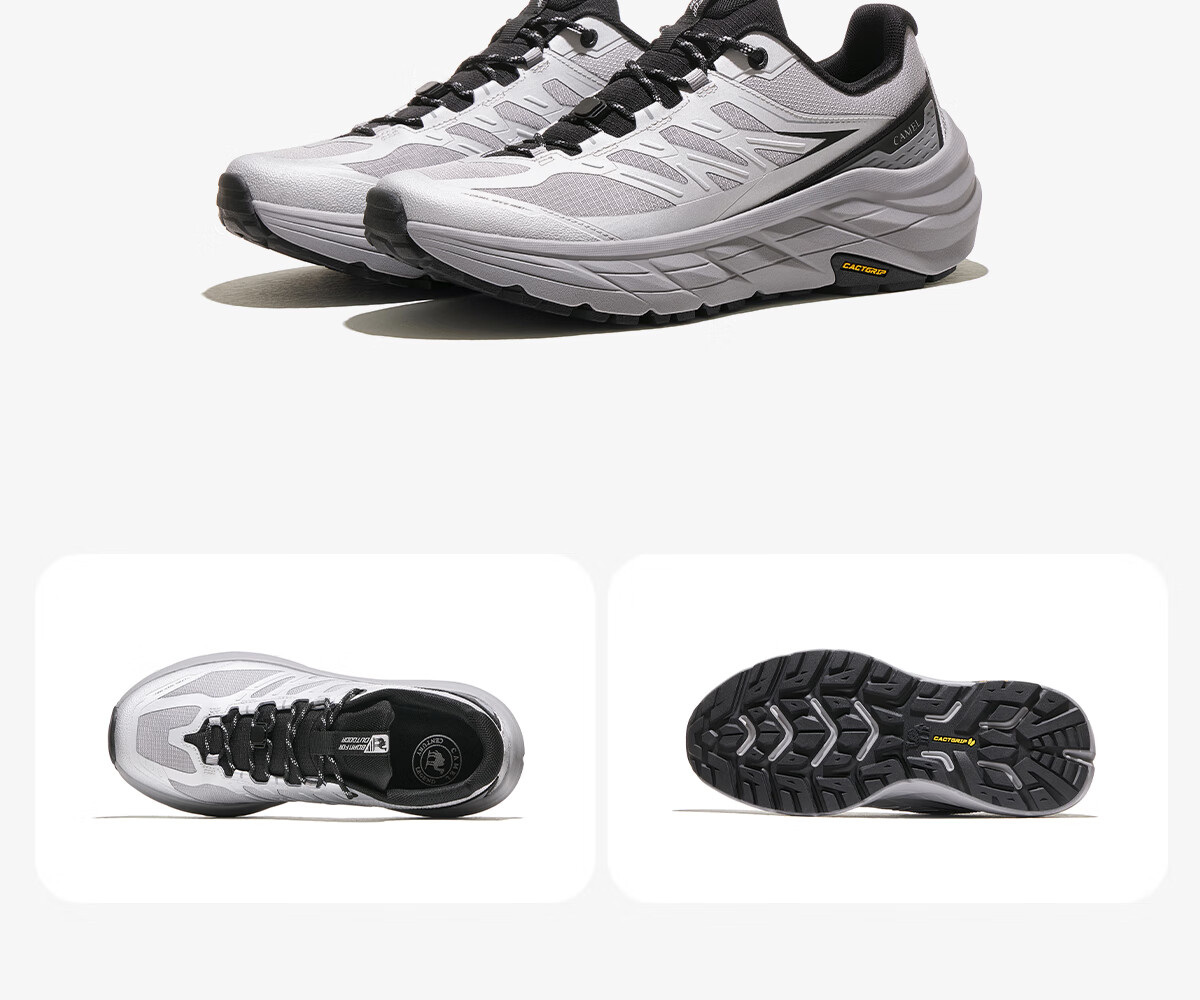 CAMEL Lianshan Outdoor Hiking Shoes 2025 Autumn New Unisex Non-slip Shock Absorption Trail Shoes 17