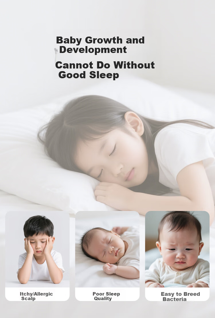 Aibaoshi Baby Comfort Pillow, Plush Candy Pillow, Newborn Growth Strip Hug Pillow, Multifunctional Side Sleeping Support Pillow, Light Green M486 2