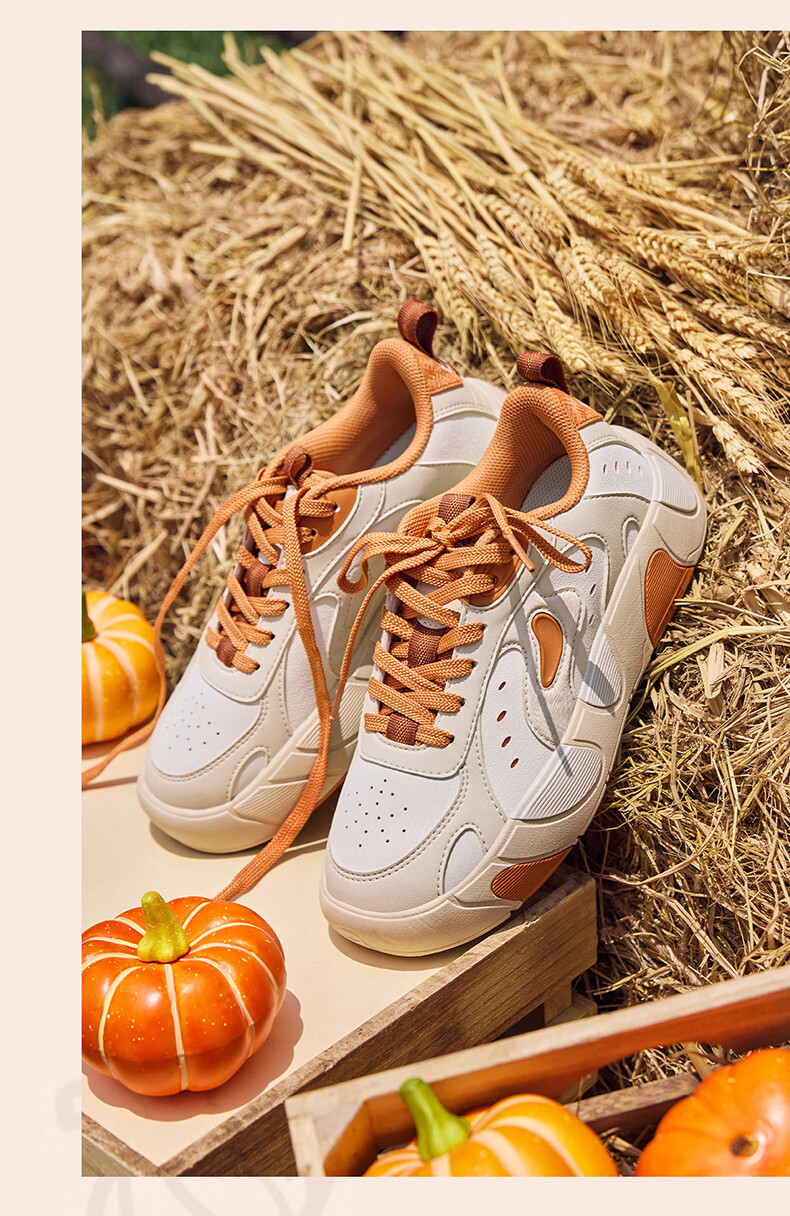 ERKE Men's Sports Shoes Casual Shoes Patchwork Classic Trendy "Pumpkin Shoes" Casual Shoes 51125301027 5