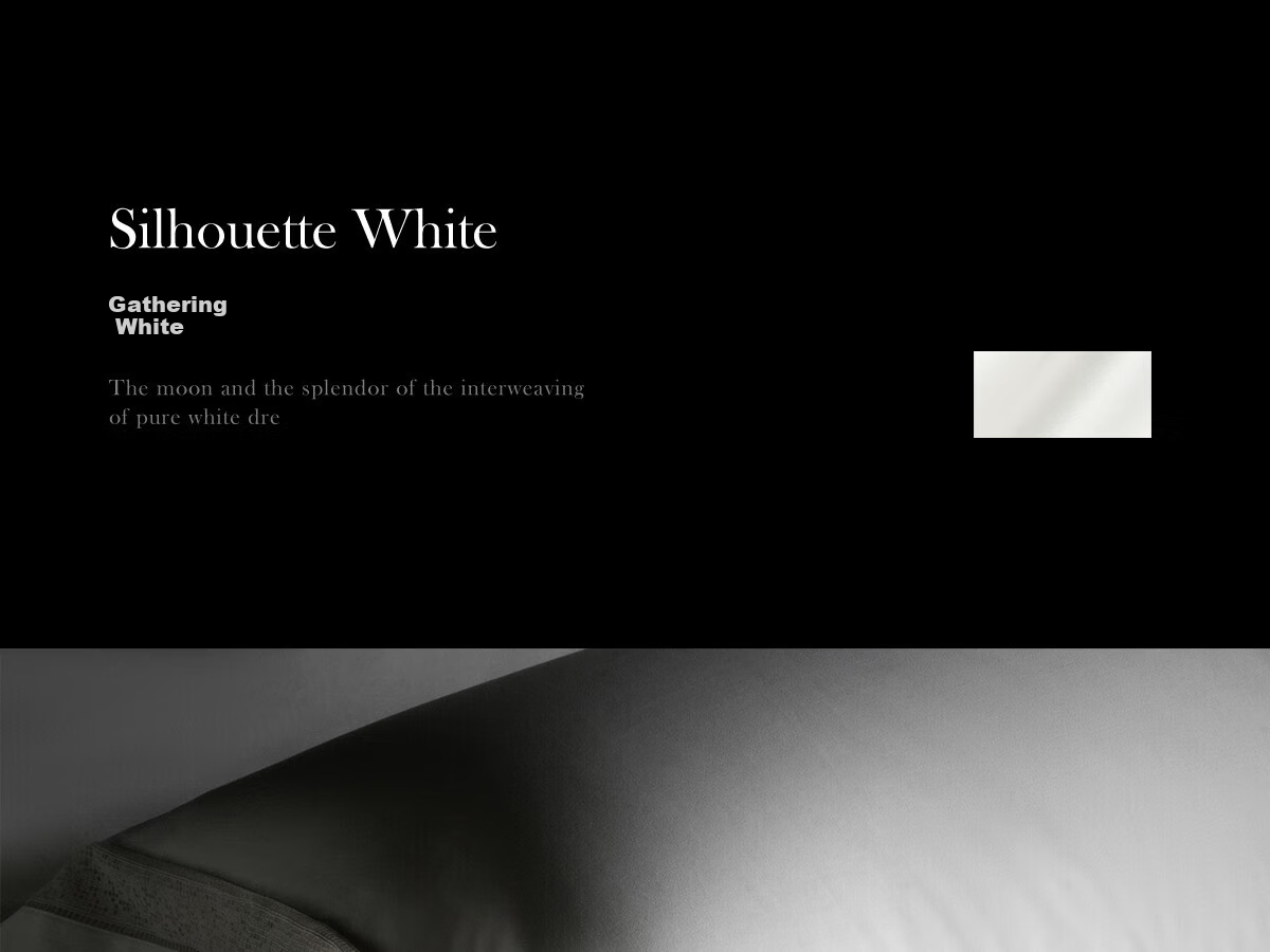 SIDANDA, 140 Thread Count Imported Pima Cotton Four-Piece Set, French Style Pure White All-Cotton Bedding Set, Hollow Embroidery Light Luxury Bedsheet Style 14