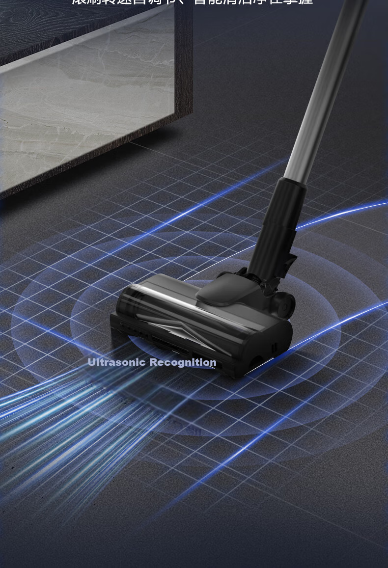Haier Cordless Long Battery Life Strong Suction Vacuum Cleaner with LED Smart Display, Vacuum Green Light Dust Detection, Anti-Tangling, Handheld High Suction Power, Wall-Mountable HSC-S601D 6