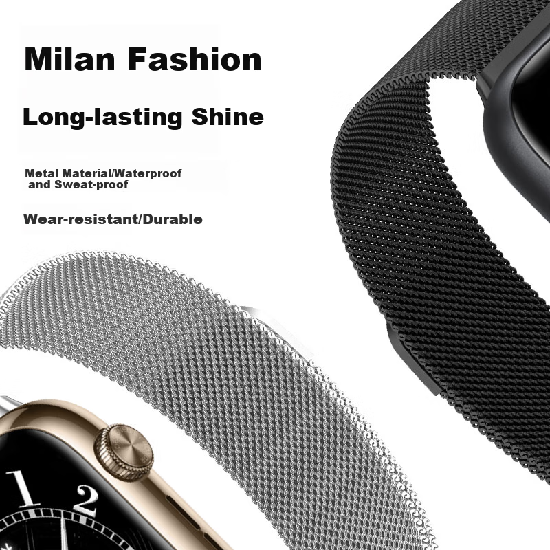 Ремешок Iboann Milanese Magnetic для HONOR Watch 5, водонепроницаемый, из нержавеющей стали, металлический, с магнитной застежкой, аксессуар для умных часов