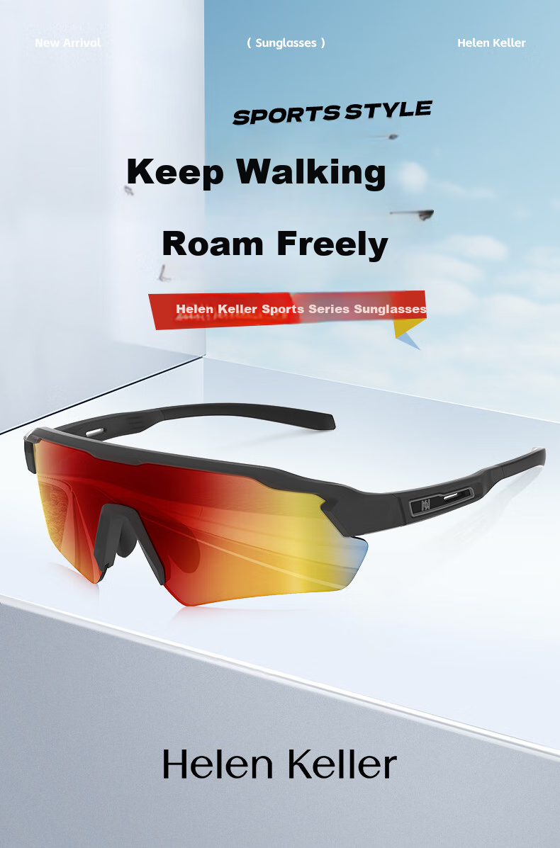 HELEN KELLER Running Glasses Outdoor Goggles Sunglasses UV Protection Fishing Driving Glasses HK625YDN90 1