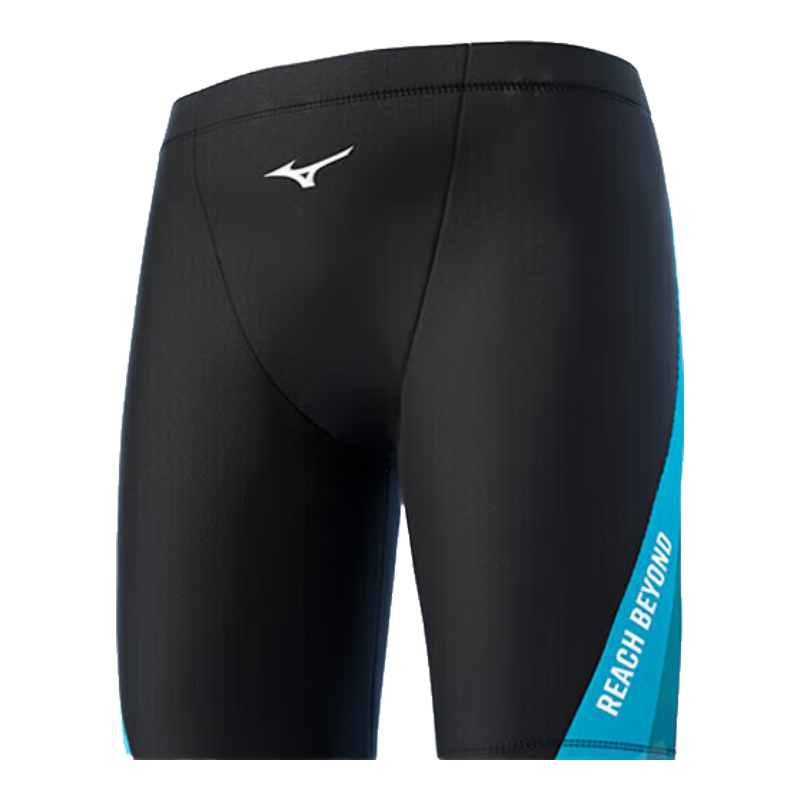 MIZUNO Children's Swimming Trunks for Boys, Youth Professional Training Swimwear, Quick-Drying Breathable Long Five-Point Shorts B422 Green 140