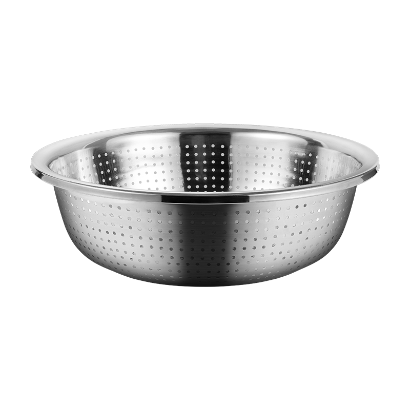 Golden Key Stainless Steel Thickened 50cm Extra Large Commercial Kitchen Colander Sink GK-LP500
