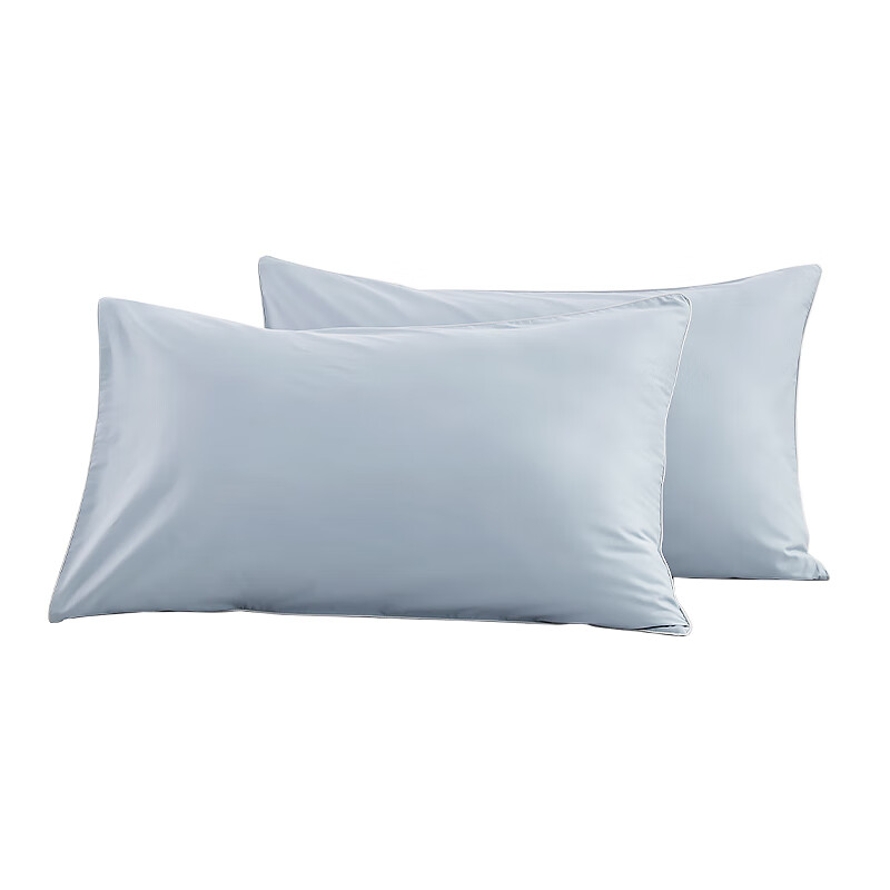 One's Member, 60-Count Class A Antibacterial Xinjiang Long-Staple Cotton, Sky Blue, Pillowcase, 1 Pair