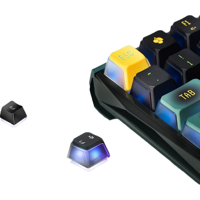 CHERRY MX3.0S Wireless Mechanical Keyboard Pikachu Co-Branded Edition, 108-клавишная игровая клавиатура, Bluetooth, трехрежимная беспроводная офисная клавиатура
