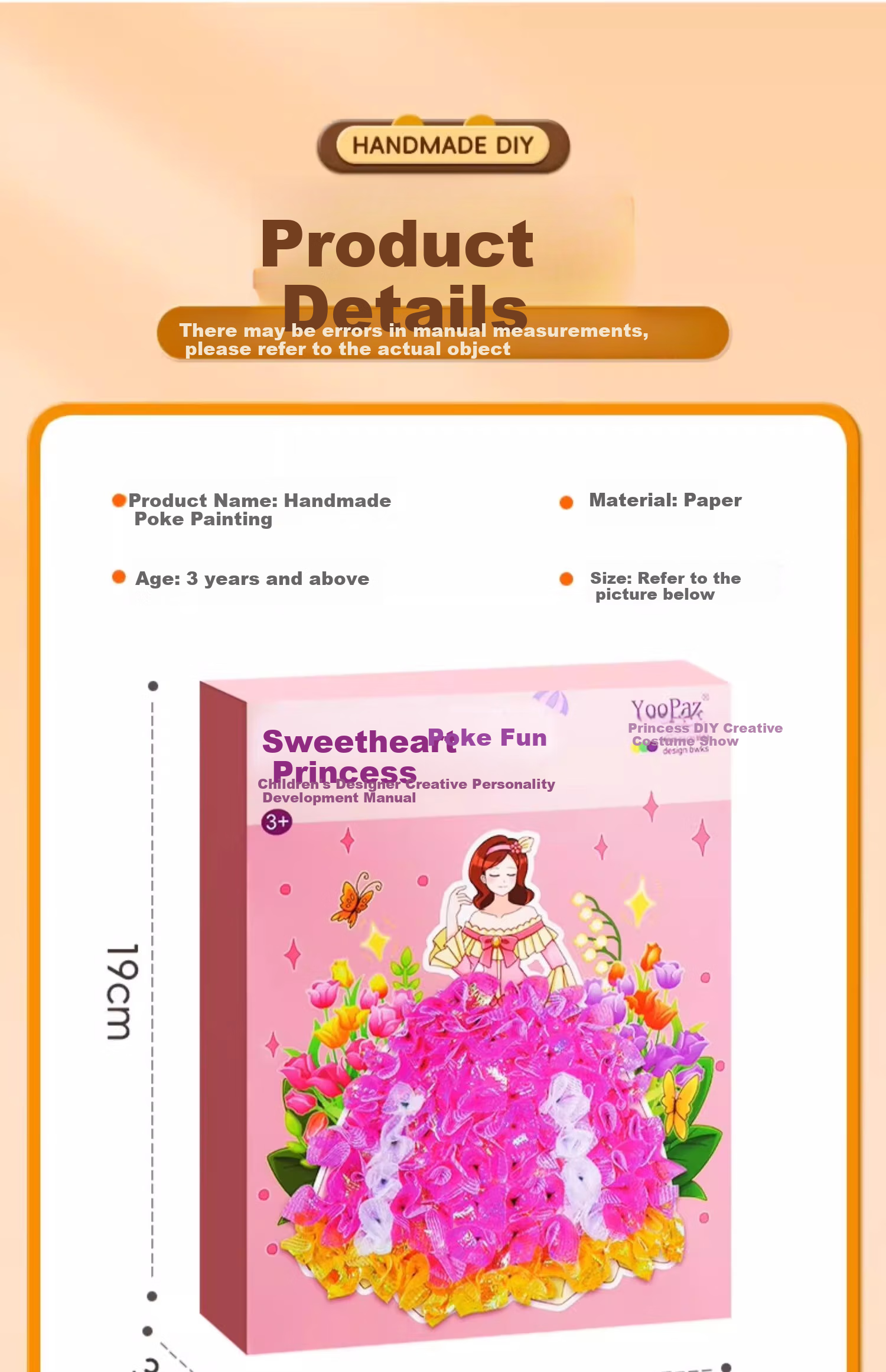 Lankupa Princess Sticker Book, Quiet Craft DIY Dress-Up Stickers, Drawing Toy for Girls Aged 3-6, Mid-Autumn Festival Gift 23