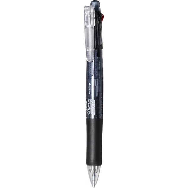 Многофункциональная ручка-мультиручка ZEBRA B4SA1, 5 в 1 (4 шариковых стержня + 0.5 мм механический карандаш), толщина линии 0.7 мм, корпус черный, синий, красный, зеленый