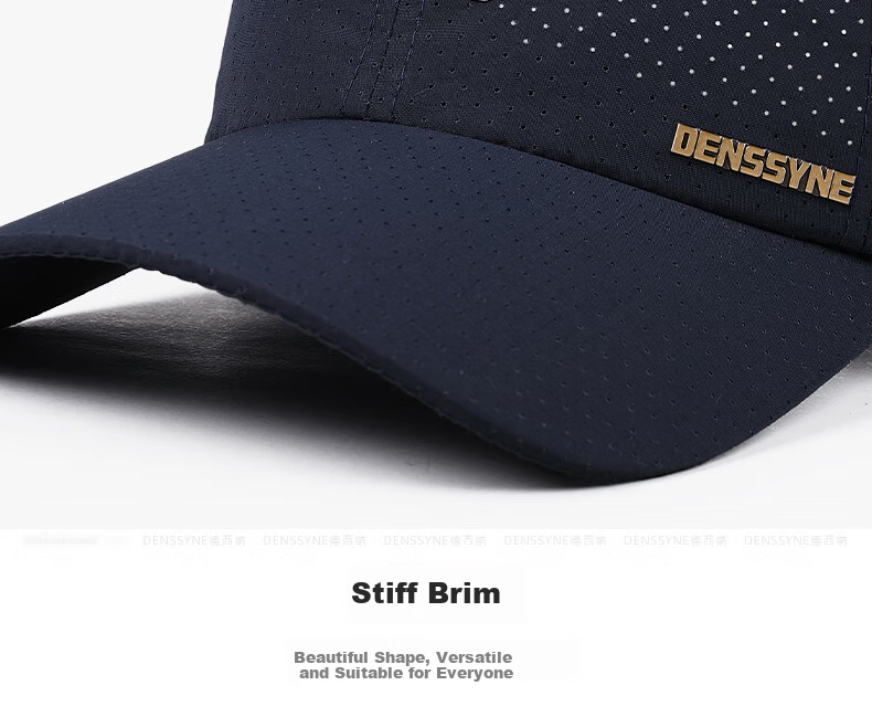 Denssyne Men's Summer Running Marathon Sports Hat, Sun Visor, Breathable Mesh Cooling Cap, Fishing Outdoor Baseball Cap 7
