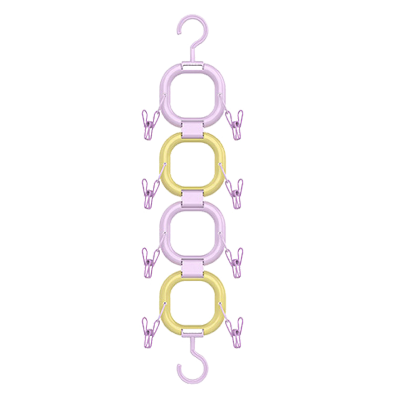 Jingxun Dopamine Hat Storage Organizer, Home Door Wardrobe Hat Clip Hook, Children's Baby Bag Storage Rack