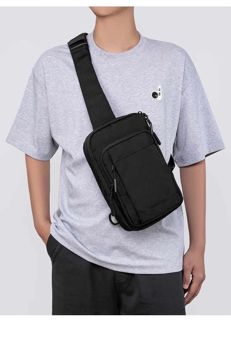 MEXICAN Crossbody Bag, Large Capacity Chest Bag for Men, Shoulder Bag, Student Commuter Travel Bag, Work Trip Water-Resistant Phone Bag 11
