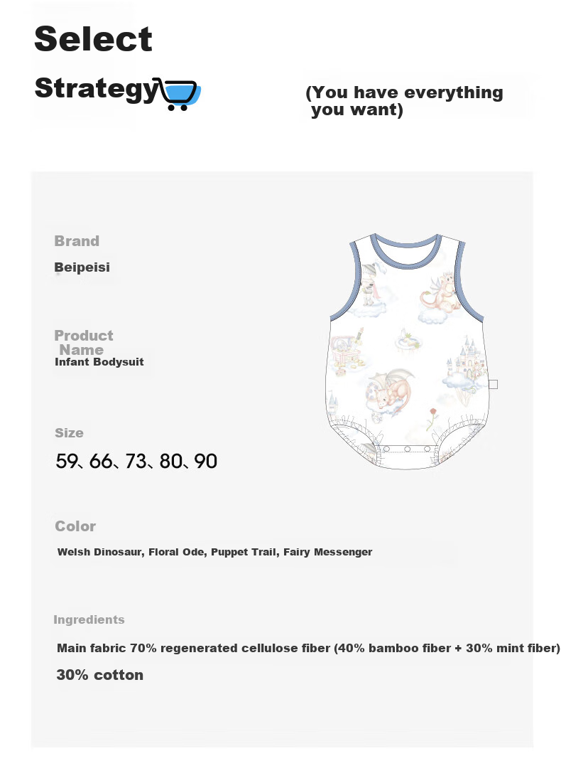 Beitaisi Mint Baby Clothes Summer Thin Romper Newborn Infant Boys And Girls Vest Bodysuit 19