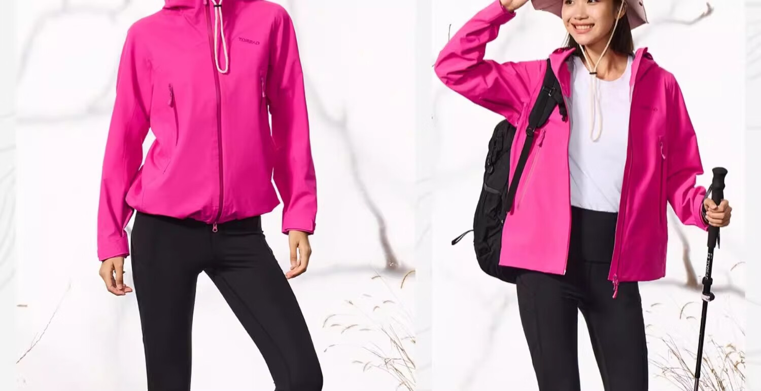 TOREAD Professional Outdoor Mountaineering Jacket, 3L Waterproof Windproof Hiking Coat, Ta Huang Women's Size L 12
