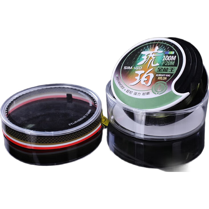 Леска SIMAGO Ximan Duo Big Fish Black Pit, 120 м, 6.0#, нейлон, высокая прочность, низкая растяжимость, износостойкая