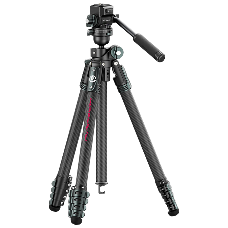 Ulanzi JJ06 Carbon Fiber Camera Tripod, Ultra-Light Portable, Center Column Horizontal And Overhead Shooting, Hydraulic Ball Head, for Mirrorless And DSLR Photography, Videography, Travel, Vlog, Live Streaming Stand