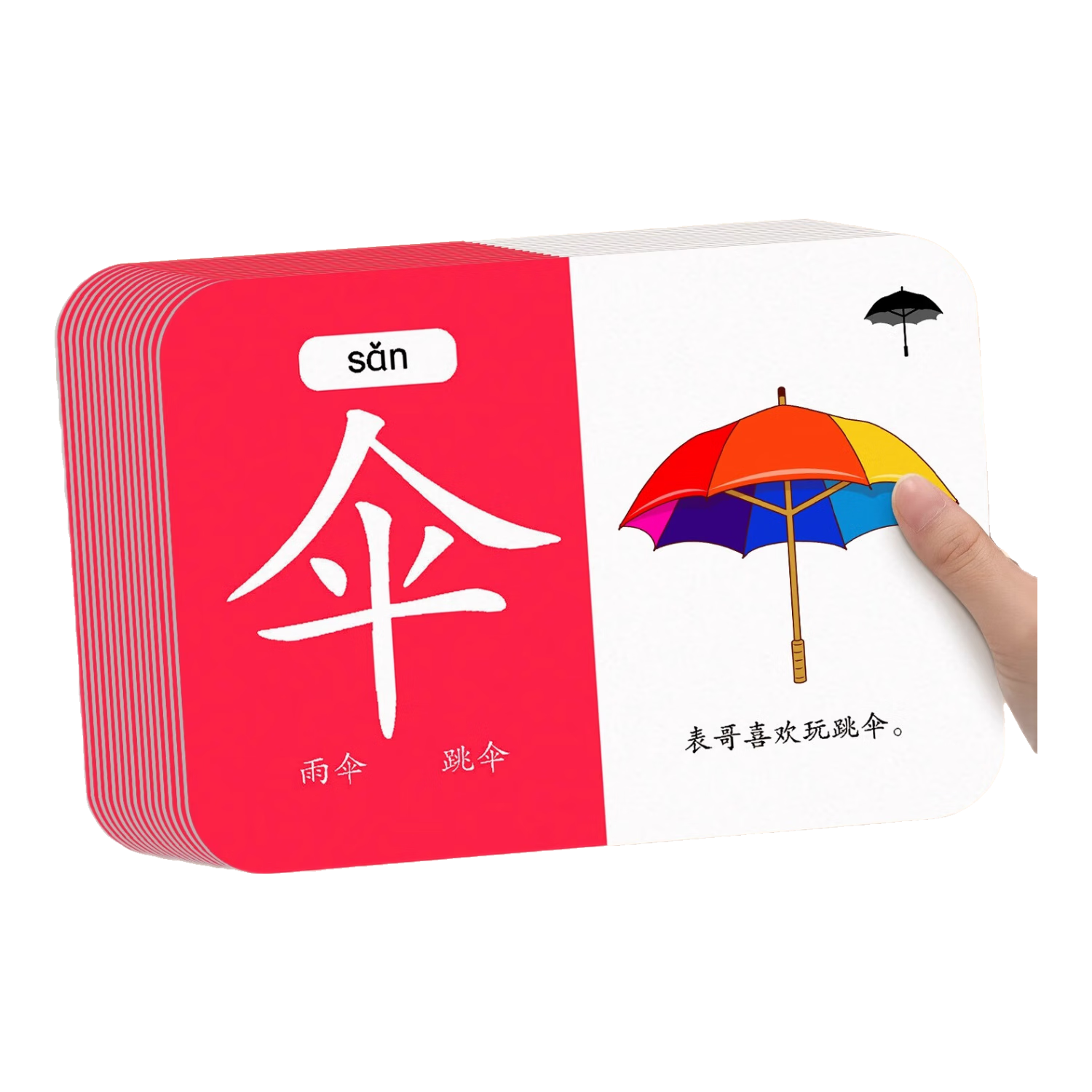Aijiepu Toddler Pictographic Literacy Cards 1-3 Years Baby Cognitive Cards Children's Educational Early Learning Picture Recognition 600 Words