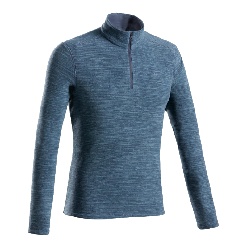 DECATHLON Thermal Fleece Jacket, Outdoor Fleece Vest, Men's Loose-Fitting Pullover, Fleece Inner Liner for Outdoor Jacket - 4100964
