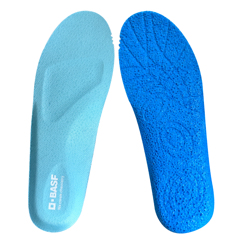 BASF Unisex Cloud-Sense Perforated Insoles Shock Absorption Running Antibacterial Odor-Resistant Sweat-Absorbing Breathable Lightweight Insoles Size 38