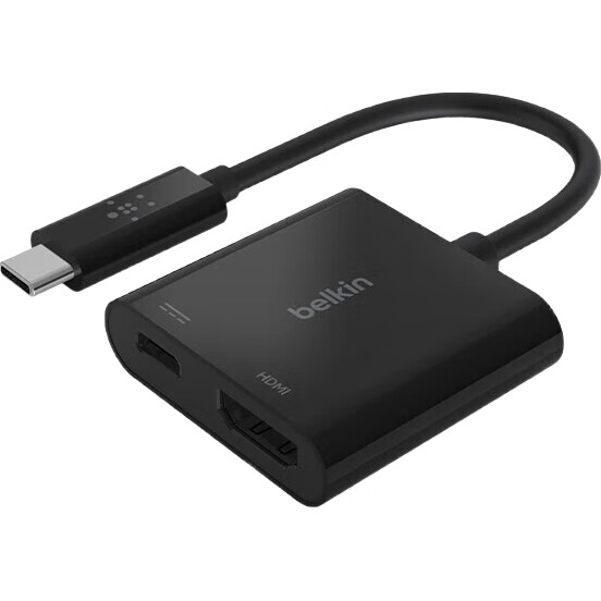 Адаптер Belkin AVC002btBK USB-C, 60W Power Delivery, HDMI, черный