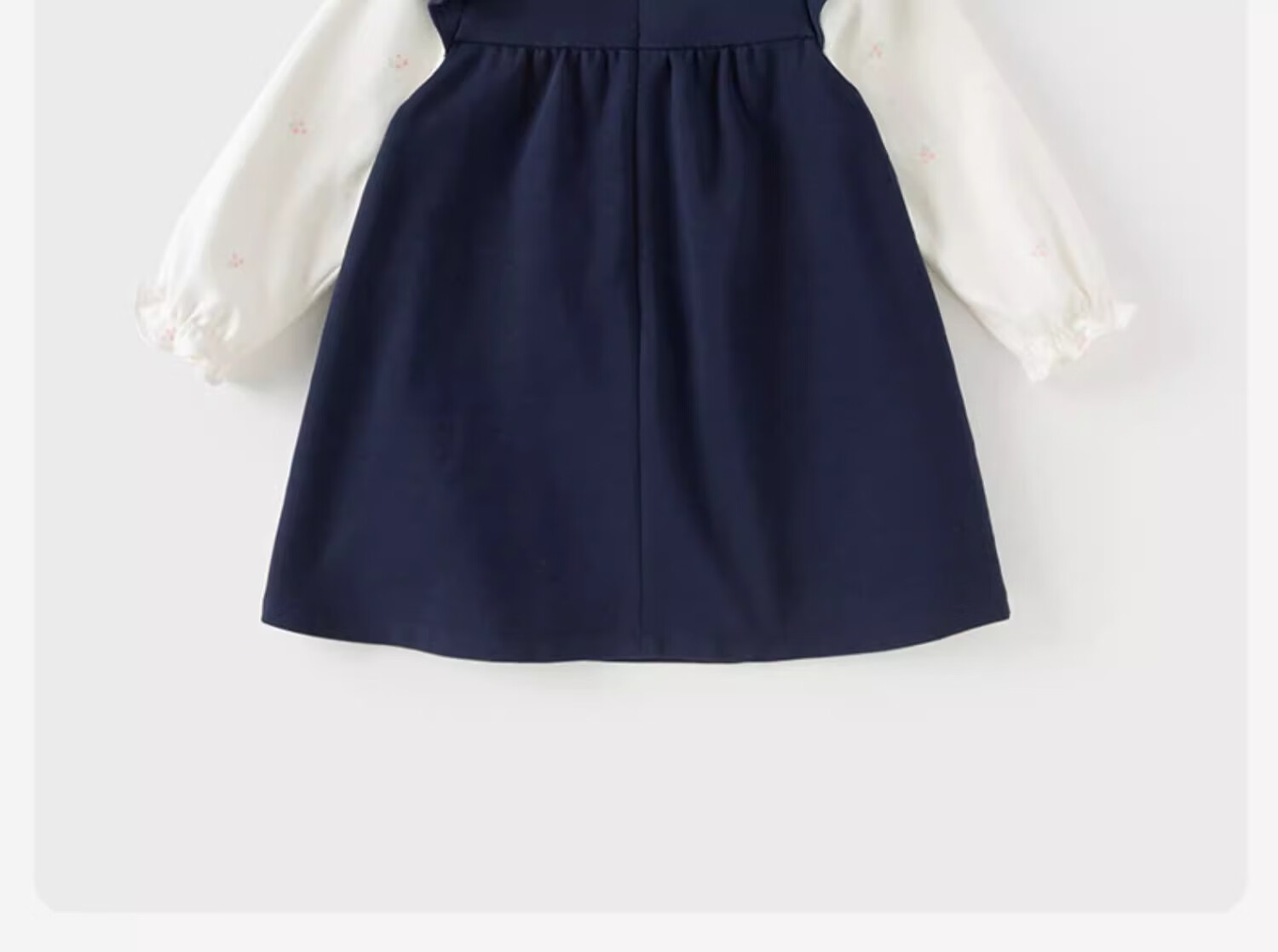 David Bella Kids Knitted Dress Girls Autumn Fake Two-Piece Baby Children's Clothing 12