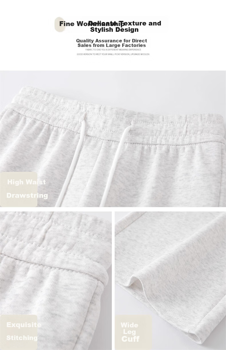 LangSha Women's Micro-Leggings for Spring And Autumn 2026 New Style Versatile High-Waisted Slimming Harem Pants Casual American-Style Flared Sweatpants 7