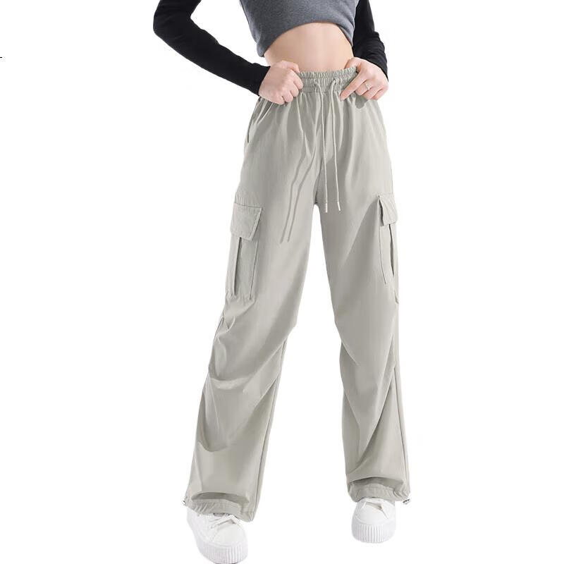 Женские брюки MJ STYLE Cargo Straight-Leg Pants, летние модные спортивные брюки с высокой талией, универсальные брюки