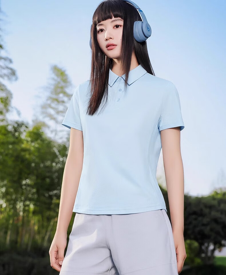 Warrior Women's Polo Shirt Short Sleeve T-Shirt Summer 2026 New Sun Protection Quick-Dry Ice Silk Collared Top Student Tee 18