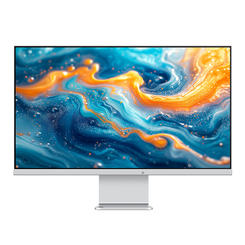 RICH VISION 27-inch 4K Monitor Apple-Compatible Screen 10bit Ultra HD IPS Hardware Low Blue Light Multi-Screen Color Matching Professional Design Editing Display RV100S