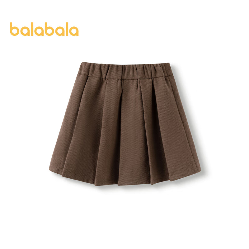 BALABALA Kids Children's Autumn Winter Skirt Girls Short Skirt Versatile Fashion Pleated Skirt for Older Girls