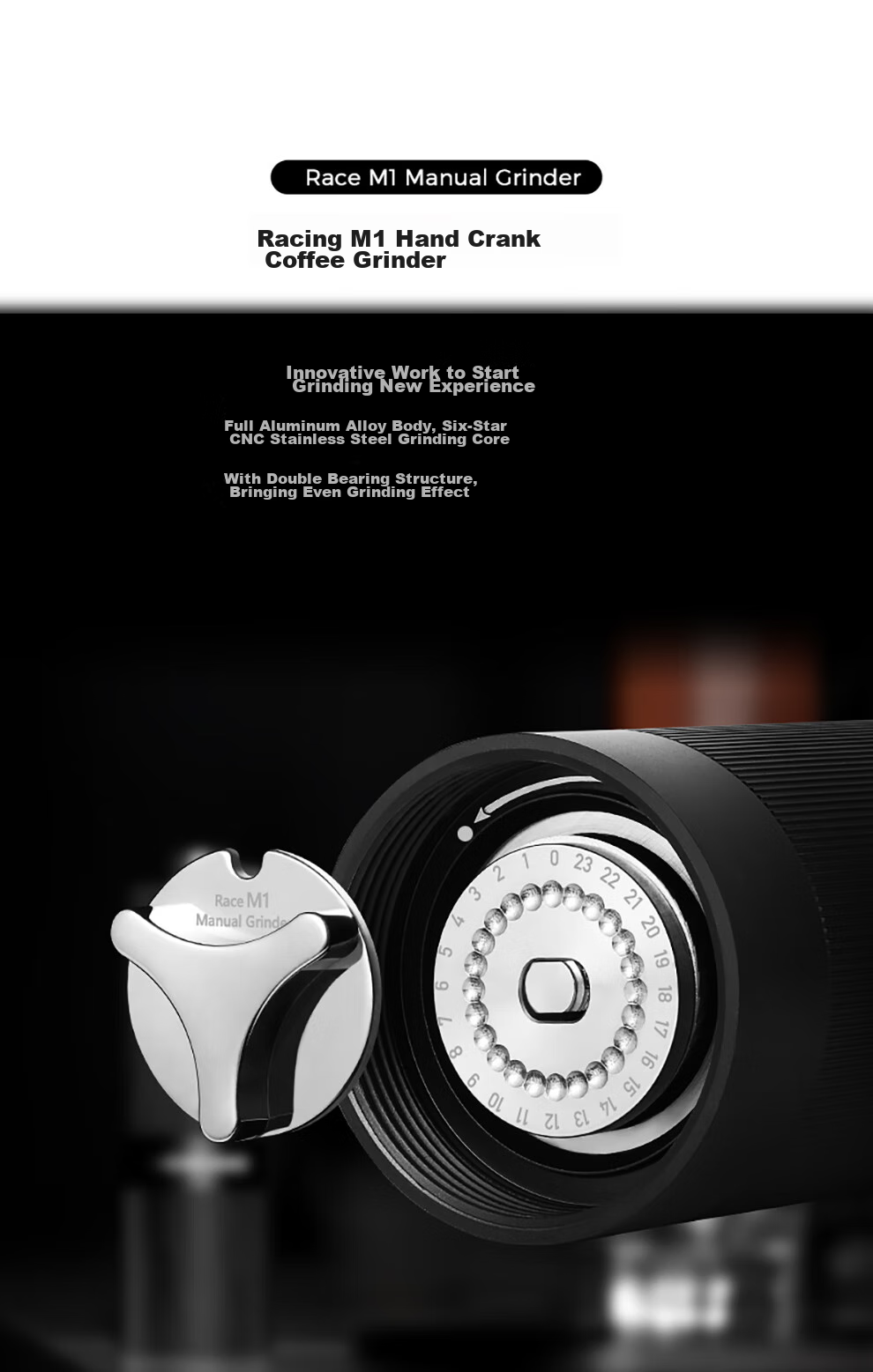 MHW-3BOMBER Coffee Bean Storage Canister, Moisture Monitoring Double-Layer Storage Container with Stainless Steel Measuring Spoo 6