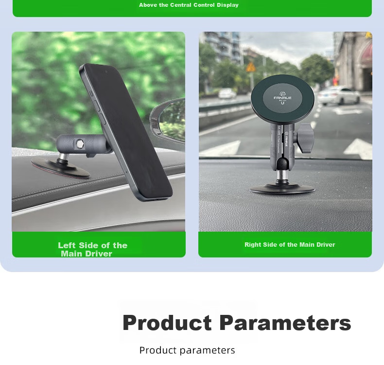 FANAUE Magnetic Car Phone Holder, Convenient Adhesive Suction Cup Mount for Dashboard And Center Console, Navigation Stand, MT-01T6 (SC-03) 13