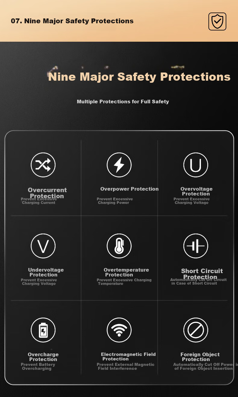 Huashi Car Phone Holder, Wireless Charging, Car Charger, Navigation Clip-On, Automatic Sensing Mount 15