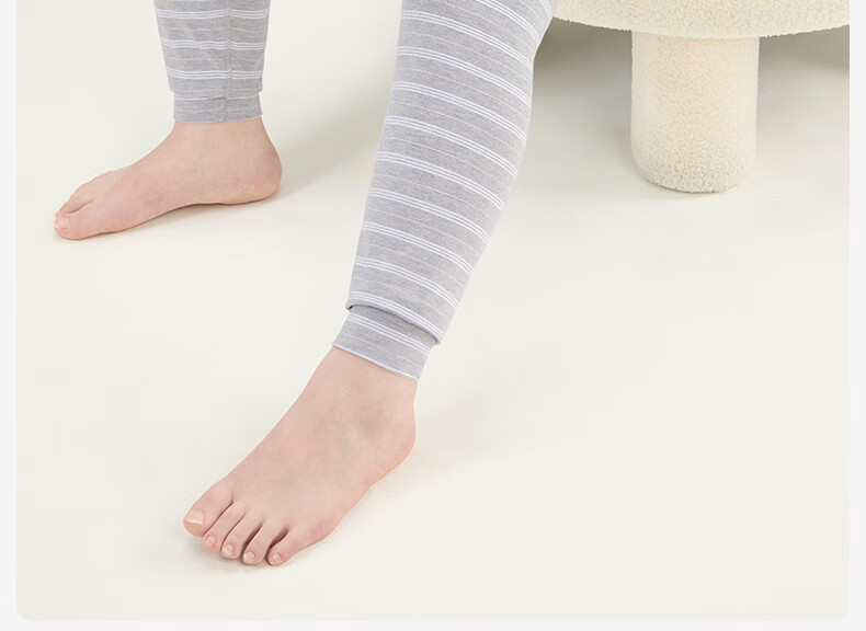 Pig Tony Boys' Thick Autumn Thermal Underwear Children's Leggings Spring and Autumn Thin Seamless Skin-Friendly Youth Base Layer 10A Antibacterial 11