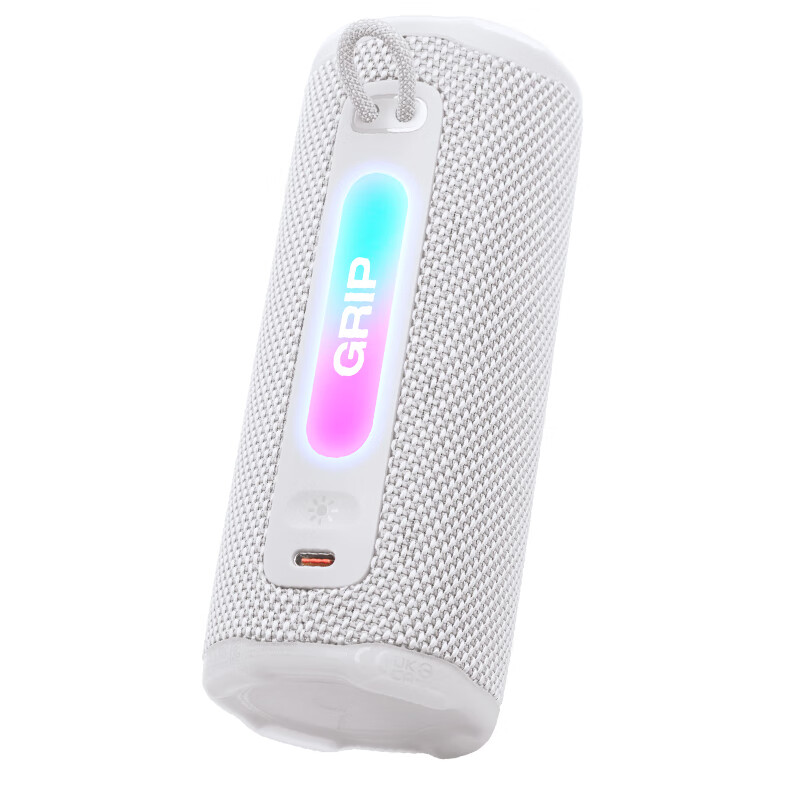 JBL GRIP Neon Can Bluetooth Speaker, Portable Outdoor Mini Speaker, AI Sound Effects, Camping And Cycling Subwoofer, Desktop Computer Speaker, Gift for Men, Snow White