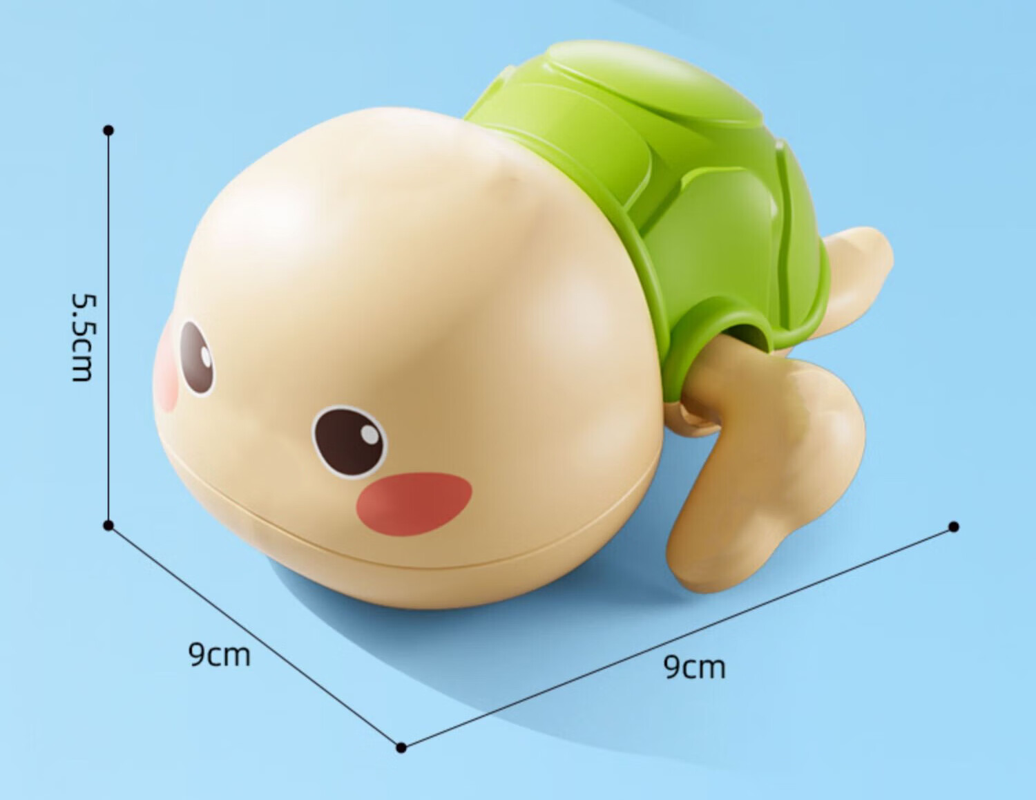 Congpai Bath Toy Baby Bath Toy 3 Years Old Water Play Yellow Duck Children's Swimming Wind-up Non-electric 22