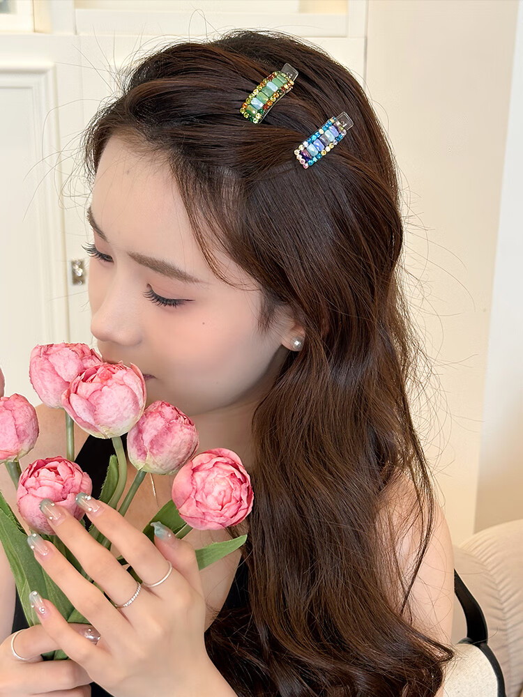 CHIMERA Rainbow Mojito Side Hair Clip Set of 2 Hairpin Hair Accessories for Women Birthday Gift 1