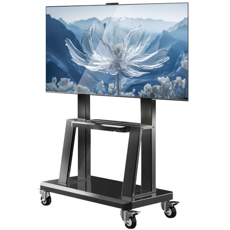 Aige Mobile TV Stand, Suitable for 32-75 Inch TVs, Universal Floor-Standing TV Mount, TV Cart, Video Conference Display Mobile Cart, Floor-Standing TV Stand