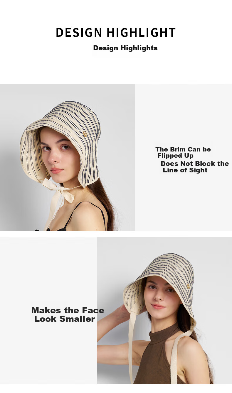 Kenmont Wide Brim Sun Protection Hat for Women, Summer Celebrity Style Sun Visor, UV-Resistant Lightweight Face-Slimming Sunhat 6214 9