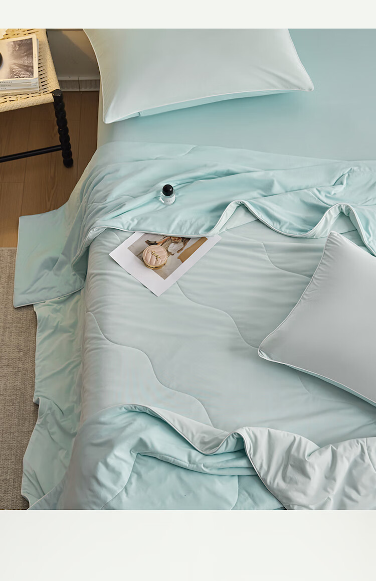 LIIESEN [Japanese Original] COOLME Cooling Air Conditioning Quilt, Antibacterial Single Bedding, Summer Quilt, Summer Cool Quilt, Size 2.0 18