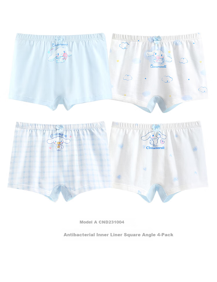 Hello Kitty Girls' Cotton Underwear, Children's Boxer Briefs, Spring And Summer Baby Triangle Breathable Thin Shorts, 231004 Boyshorts, Size 110 8